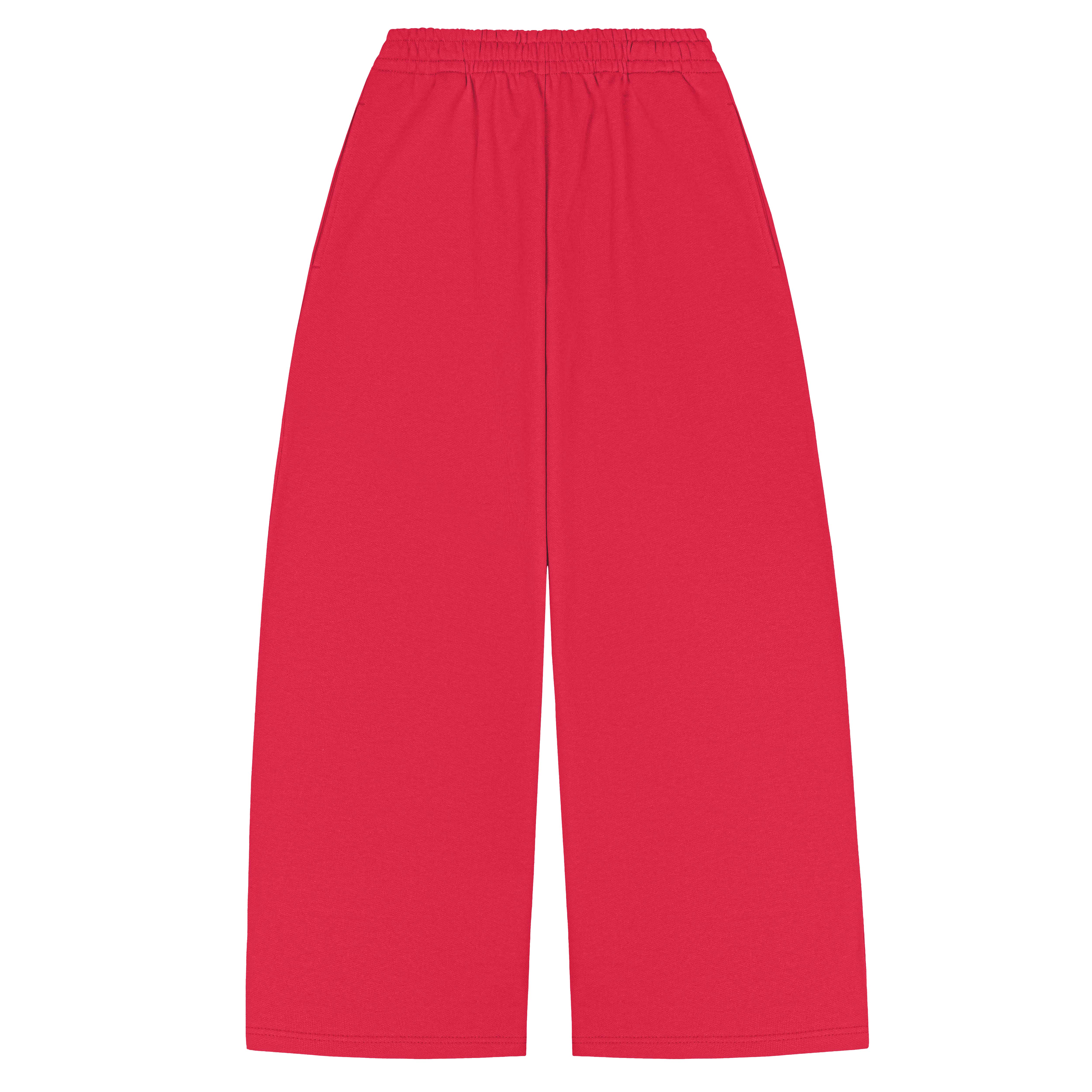 PANTS 470-RED MELANGE 
