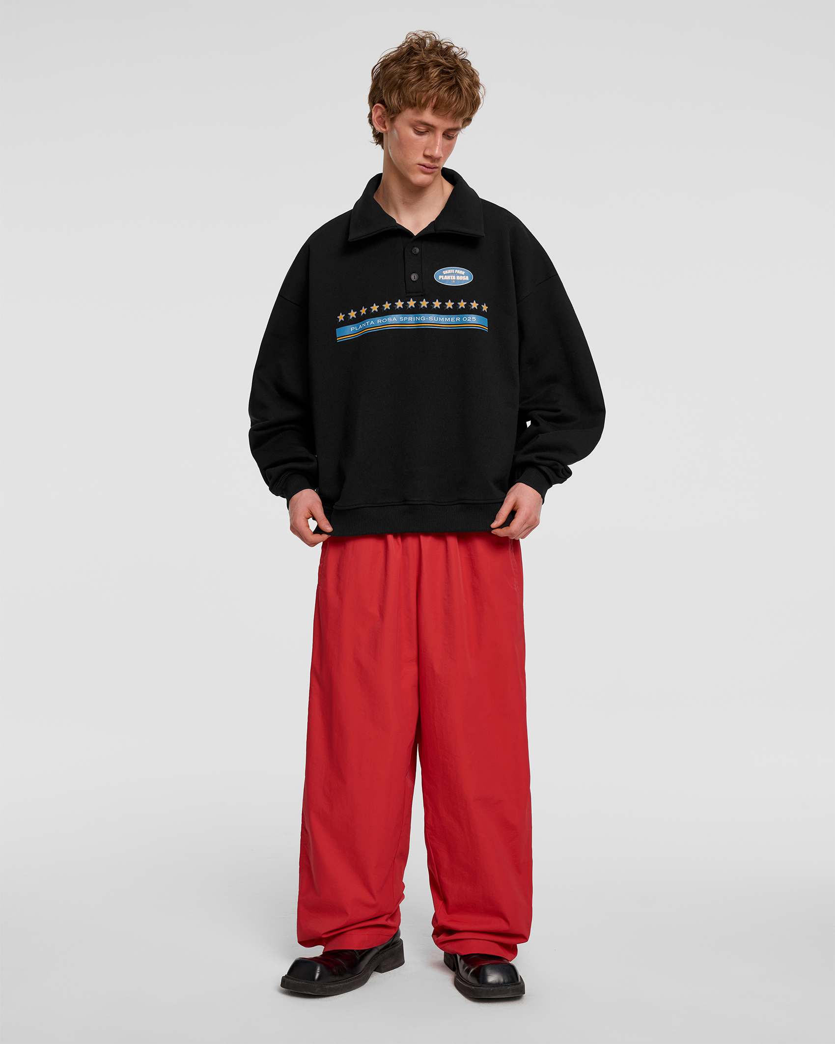 STAR-PARK ANORAK POLO - BLACK