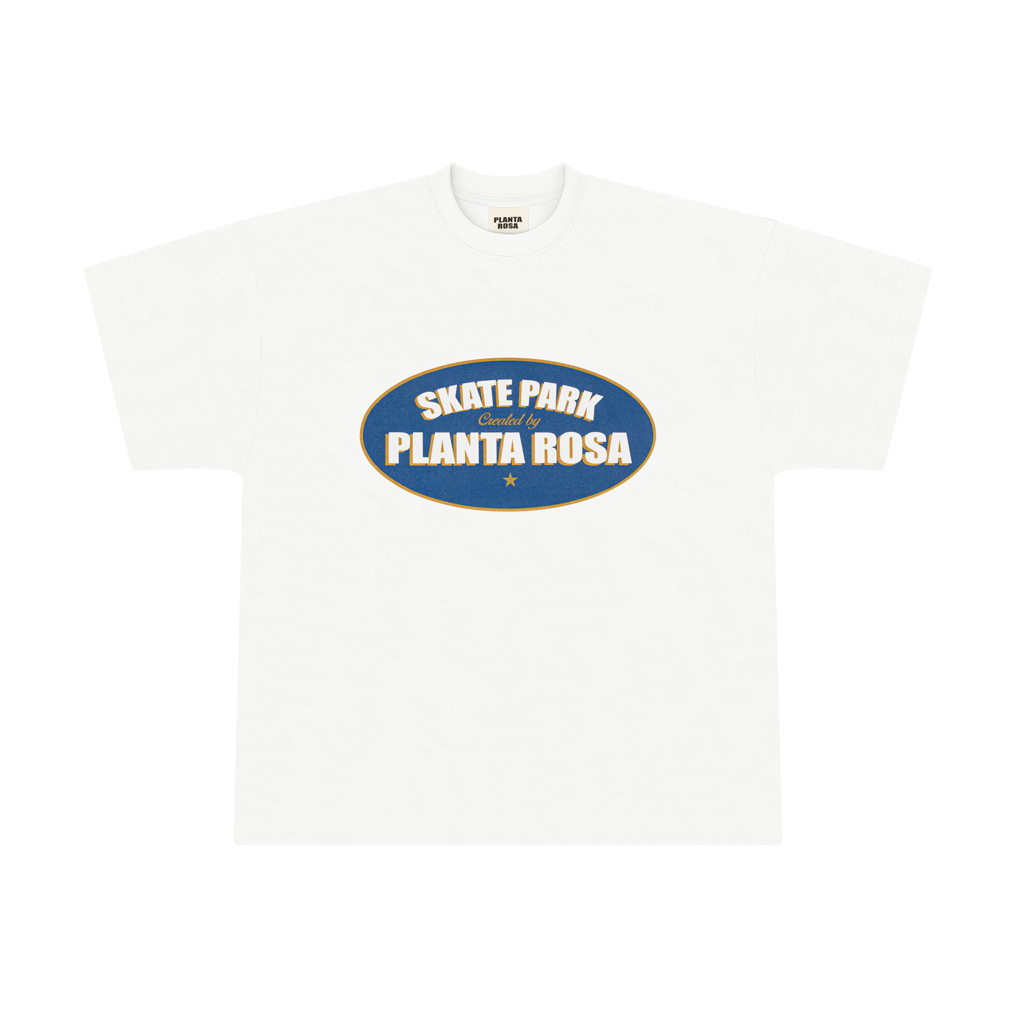 BLUE REAL SKATE T-SHIRT 300-VANILLA